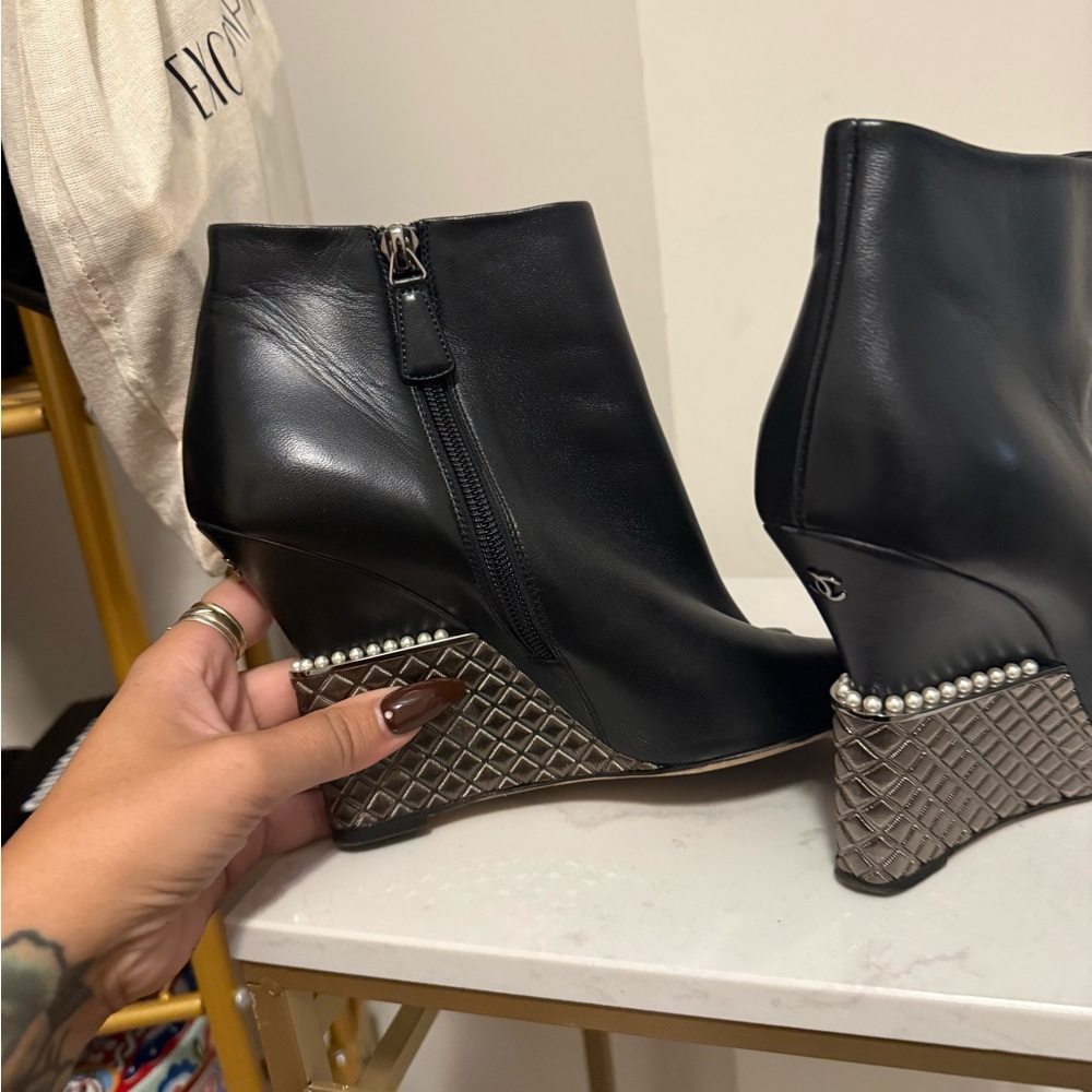 Chanel Wedge Booties - Picture 4 of 8